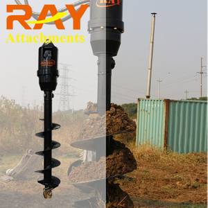 Ray长螺旋钻机 适用于光伏打桩电线杆护栏打桩等作业