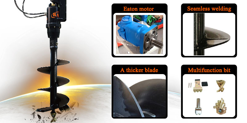 地球螺旋钻零件