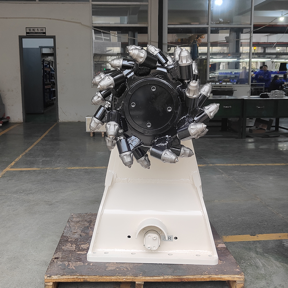 RDC150挖掘机的鼓切割器附件