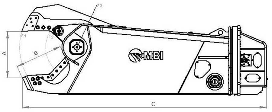 液压剪切式外观
