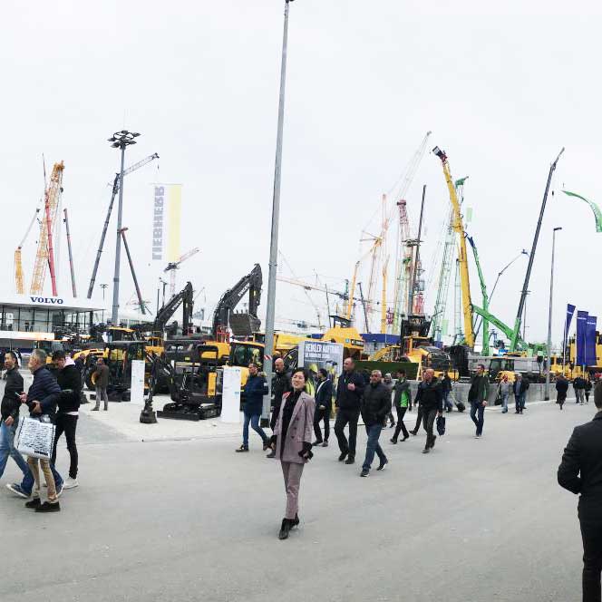 射线附件在2019年的Bauma Munich访问